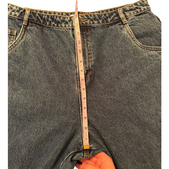 NWT Shona Joy Tovere‎ Wide Leg Cargo Jeans Dark Wash 10 / 30 - Picture 14 of 16